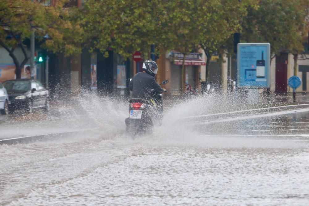 Tromba de agua en Alicante.