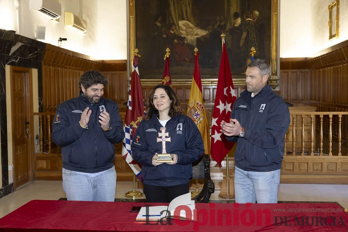 Así ha sido la visita de Isabel Díaz Ayuso a Caravaca de la Cruz