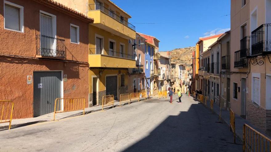 El casco antiguo de Busot estará en obras hasta el próximo mes de abril.