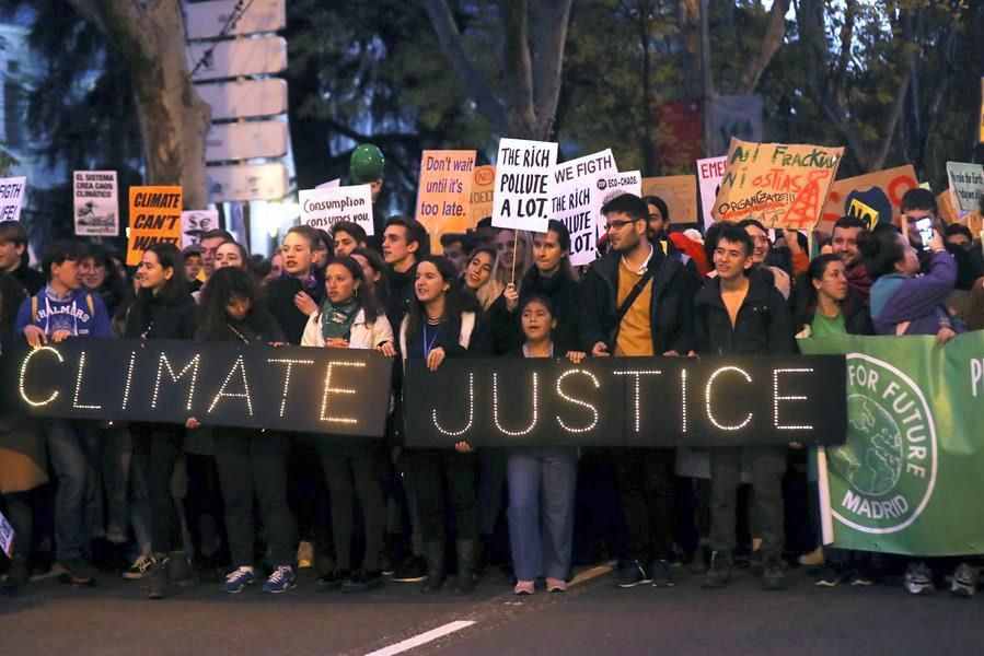 Manifestación en Madrid por la Cumbre del Clima