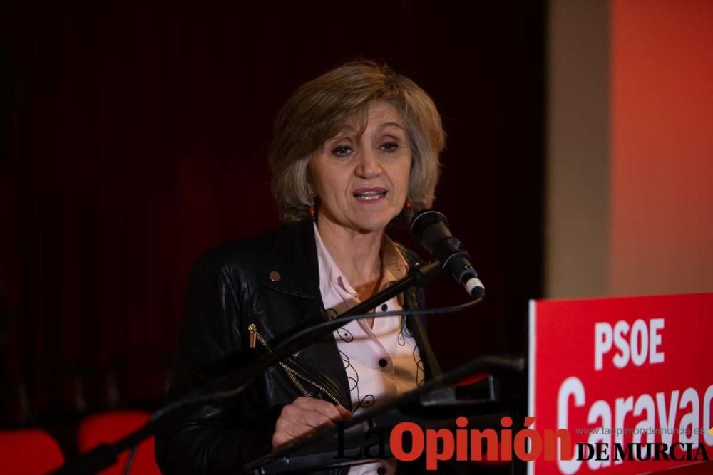 Presentación candidatura PSOE en Caravaca