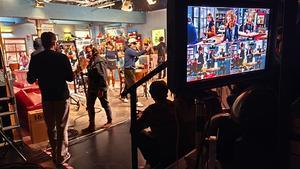 El rodaje de la serie La casa nostra