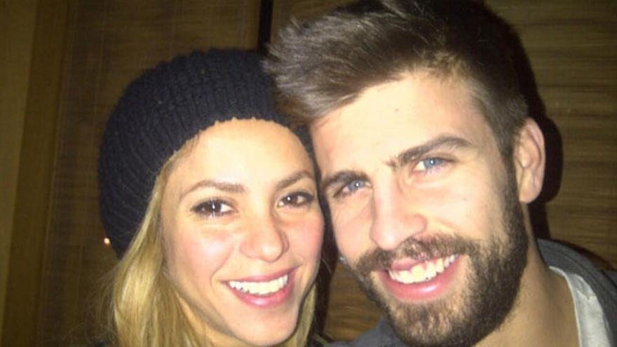 La pareja formada por Shakira y Piqué.