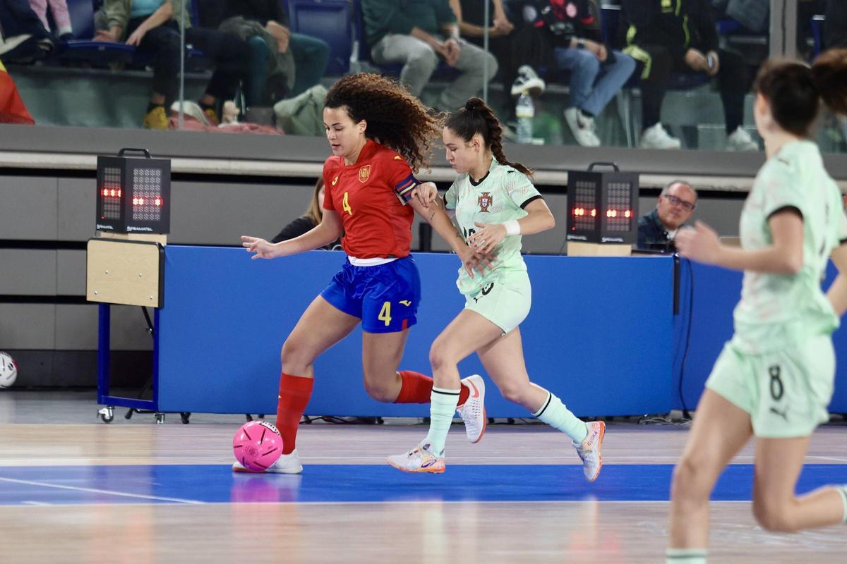 La selección española femenina sub-23 de fútbol sala, en Oviedo La selección española femenina sub-23 de fútbol sala, en Oviedo