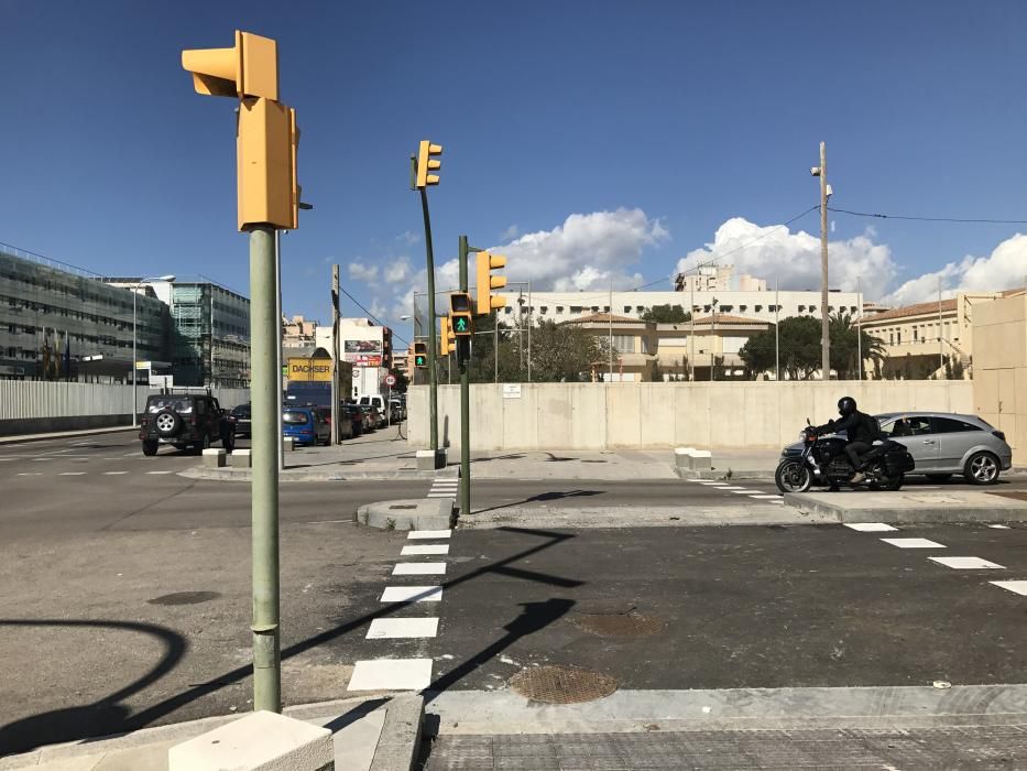 Cort abre al tráfico la calle Felià Fuster de Palma