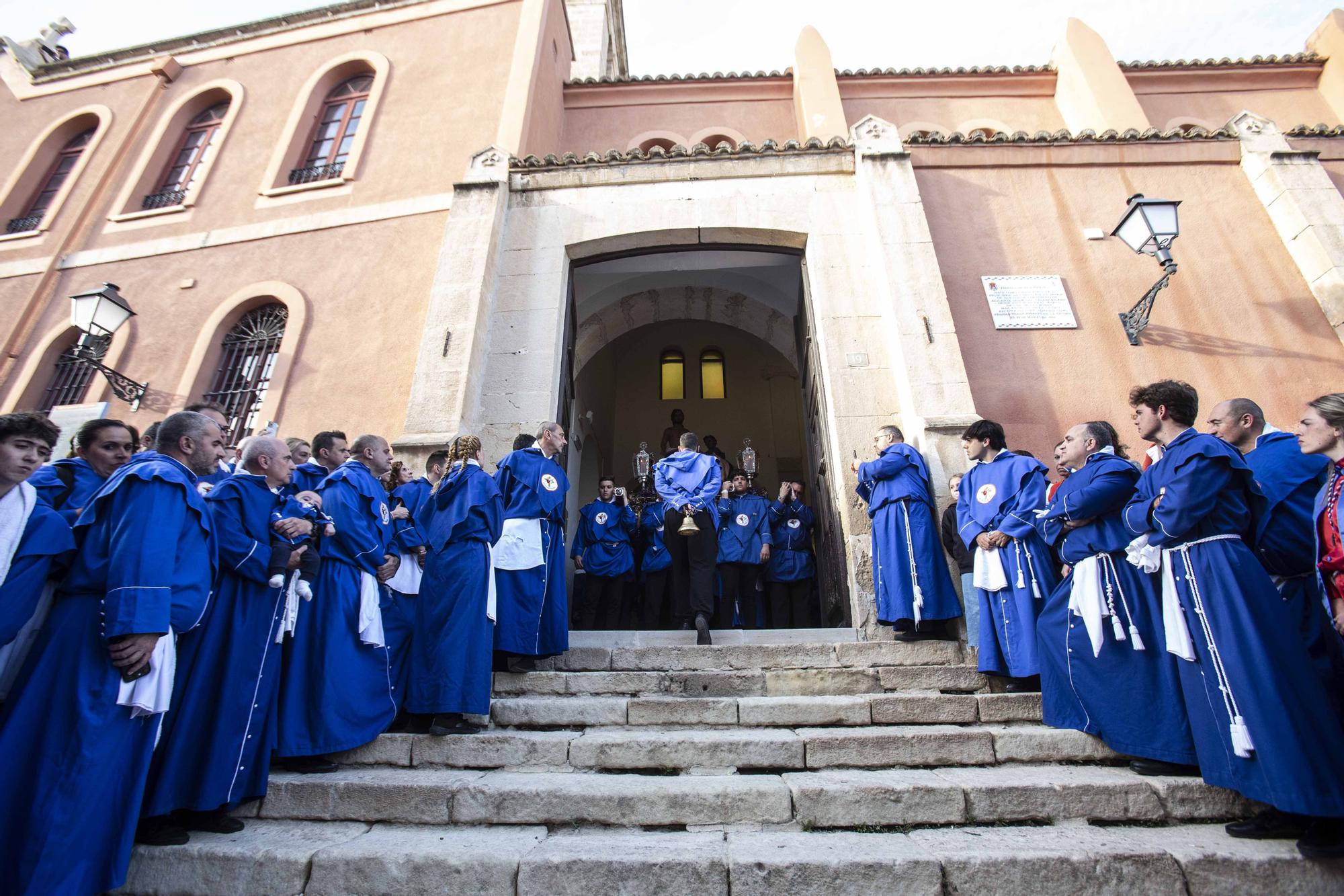 Hermandad Agustina procesiona el Lunes Santo por las calles del casco antiguo