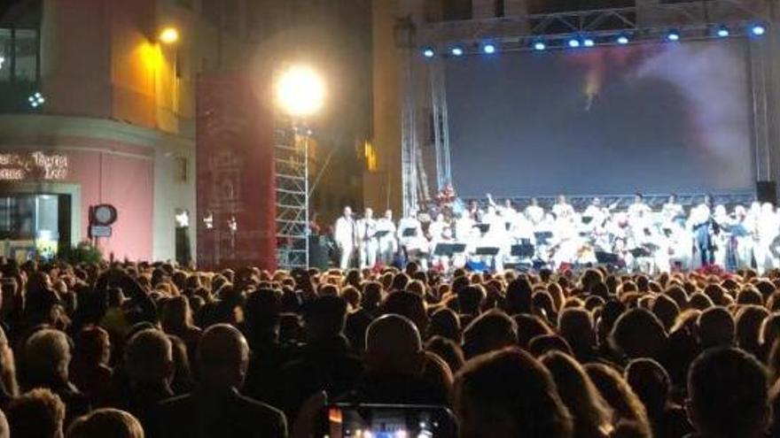 Un concierto en Belluga, en 2019.