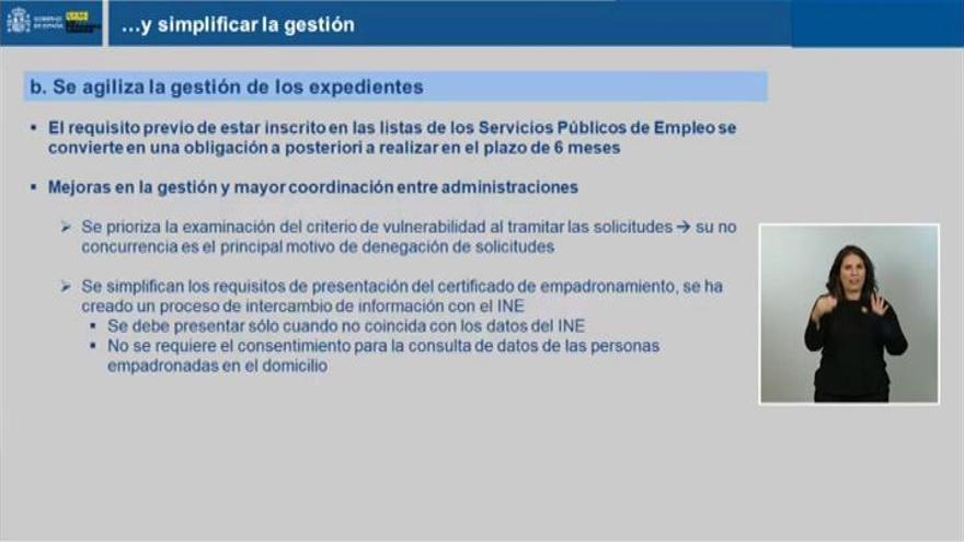 Escrivá prevé duplicar en un mes los beneficiarios del ingreso mínimo hasta los 180.000 hogares