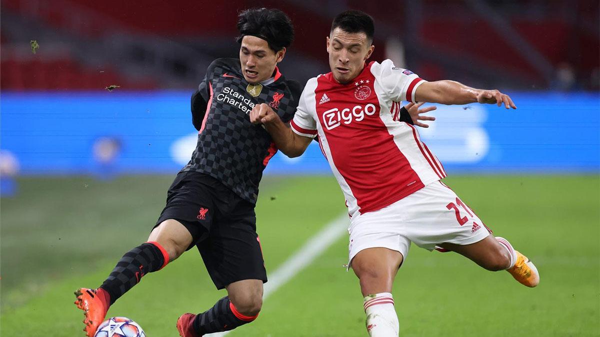 Lisandro Martínez, jugador del Ajax