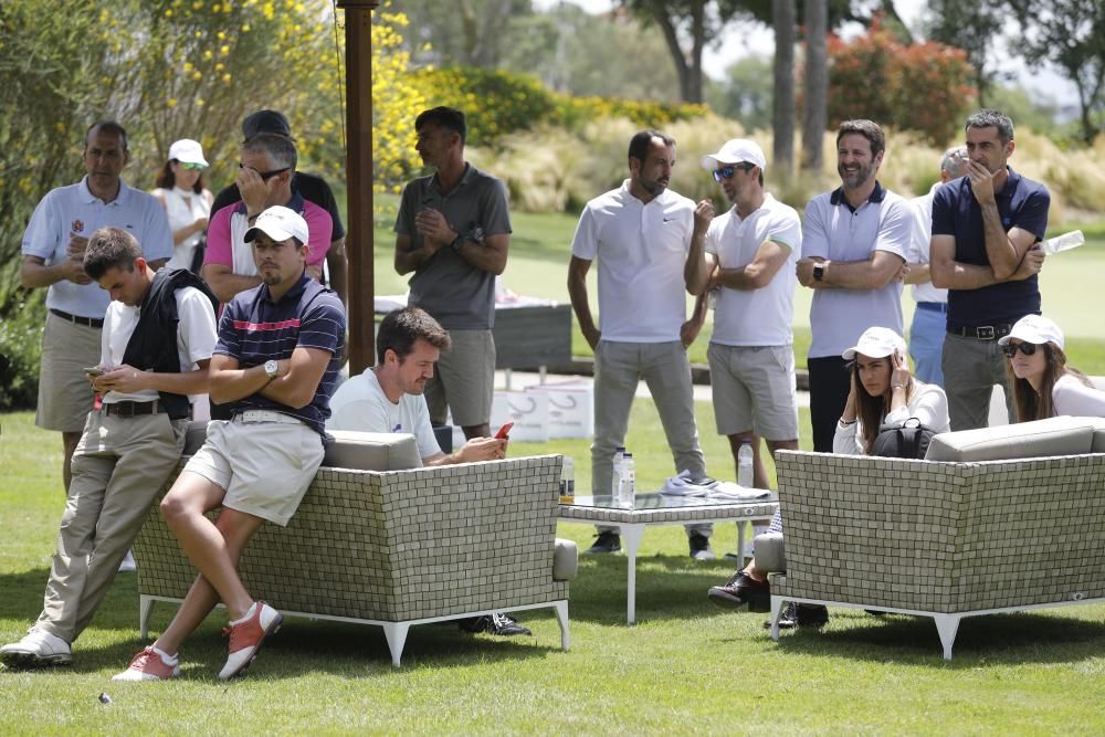 Guardiola i altres exfutbolistes disputen el torneig de golf a Caldes de Malavella