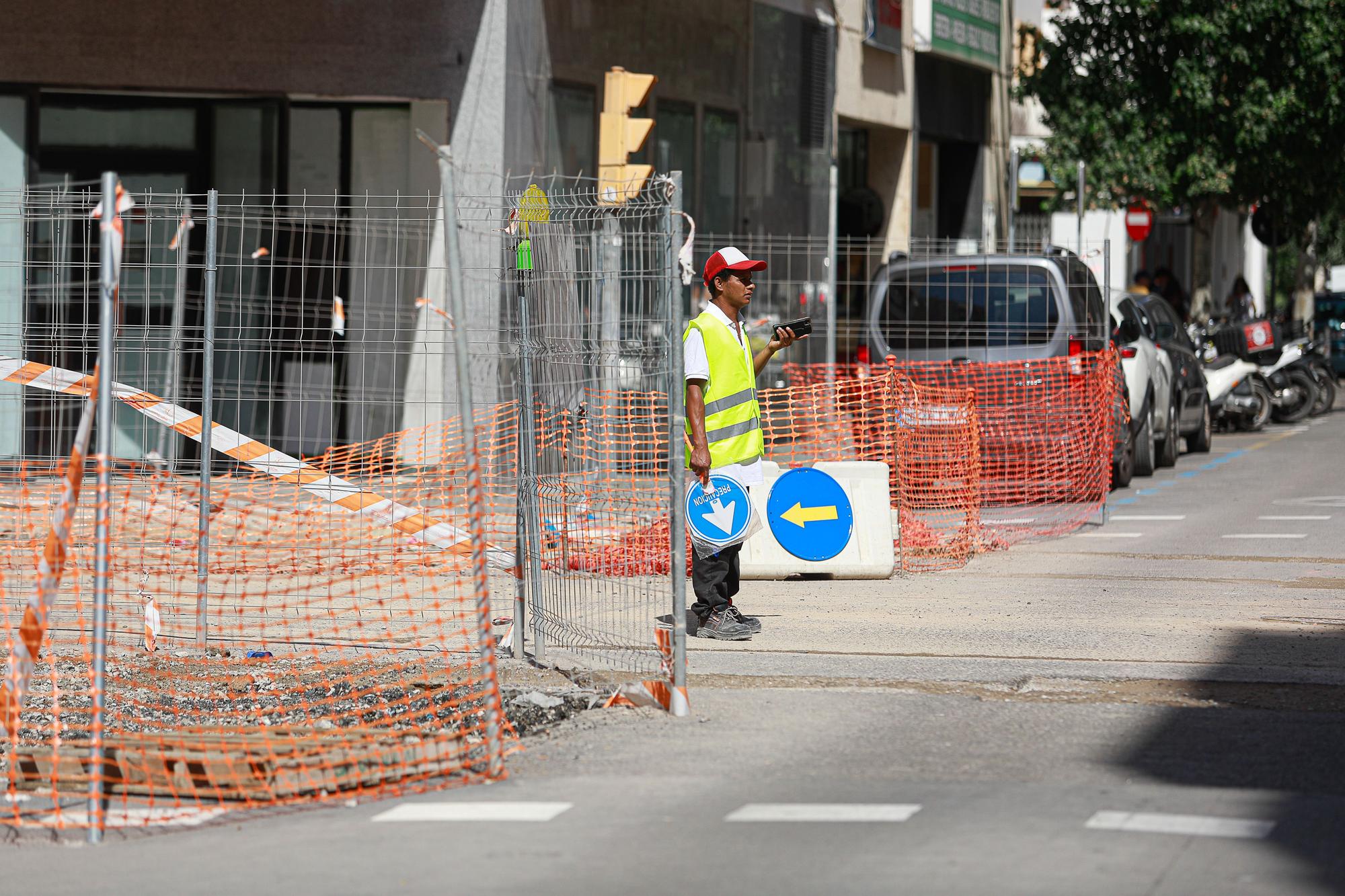 Avanzan los trabajos en la segunda fase de las obras de Isidor Macabich en Ibiza