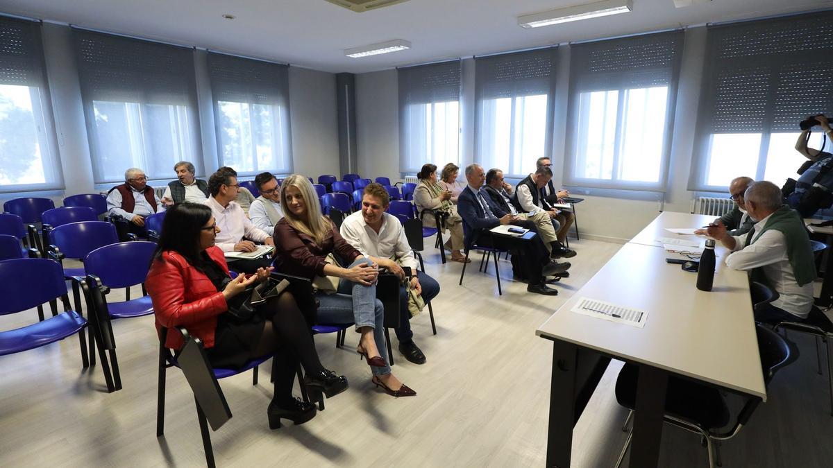 La Comisión Organizadora del PAR, este martes, durante la reunión.