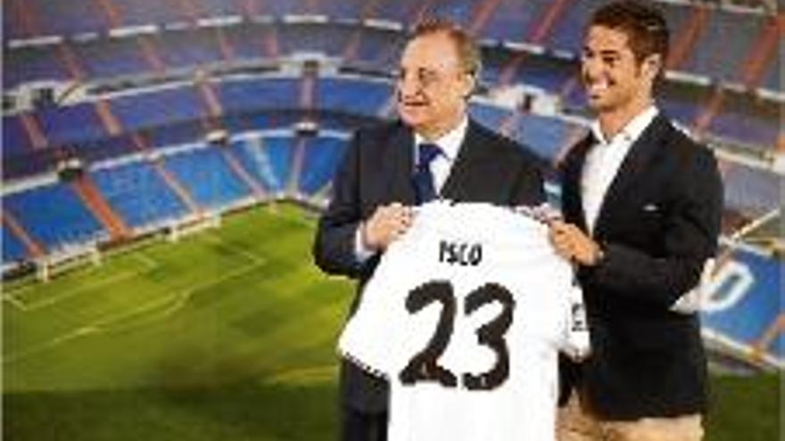 El Reial Madrid presenta un Isco  que arriba amb &quot;fam de títols&quot;