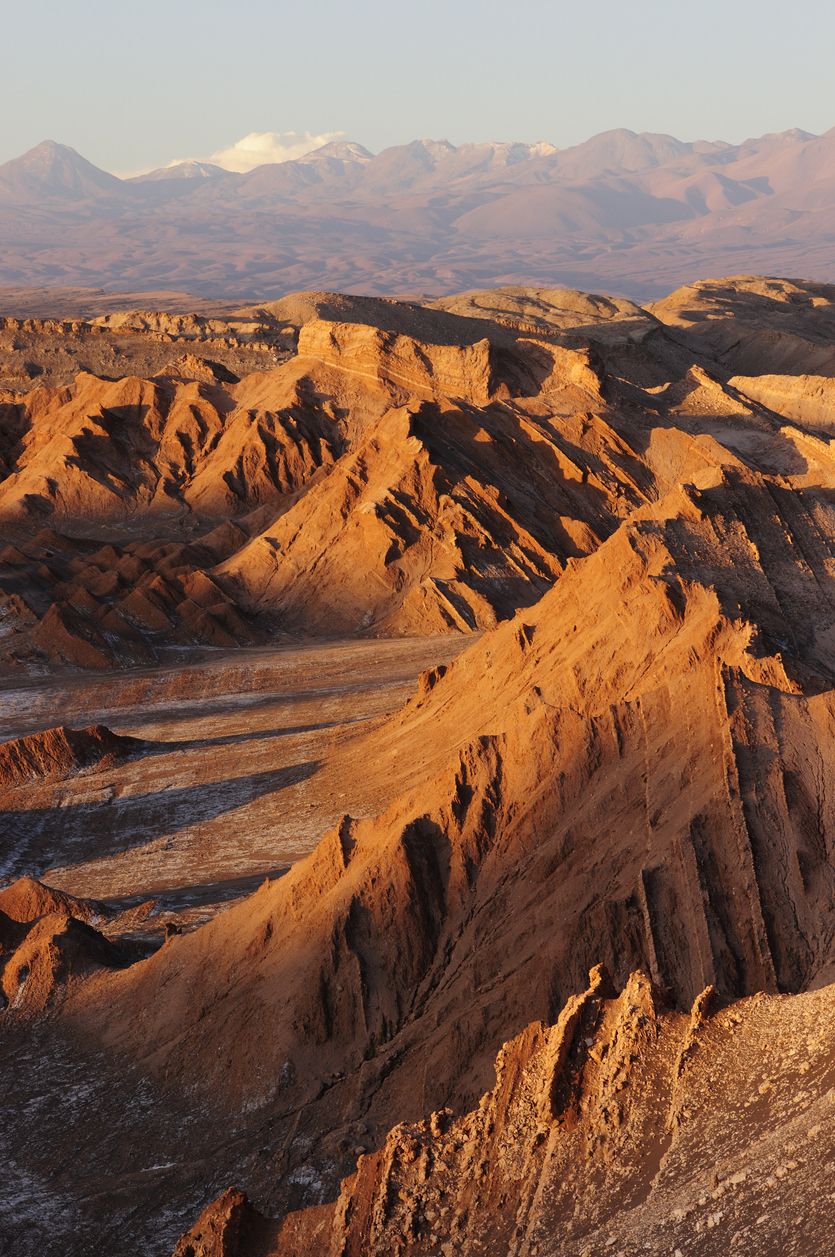 El Valle de la Luna en el desierto de Atacama
