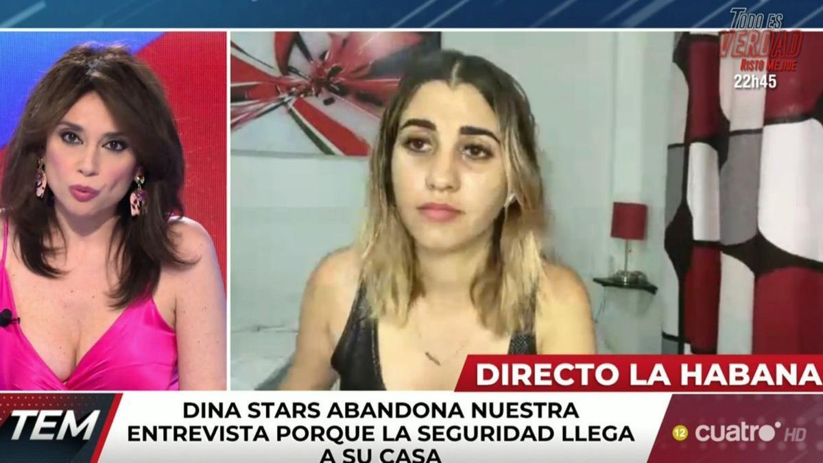 La policía cubana detiene en directo a la youtuber Dina Stars mientras la entrevistan en 'Todo es Mentira'
