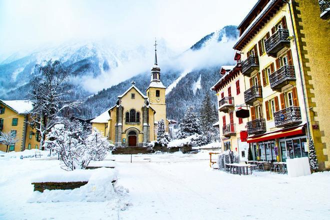 Chamonix, Los Alpes, Francia