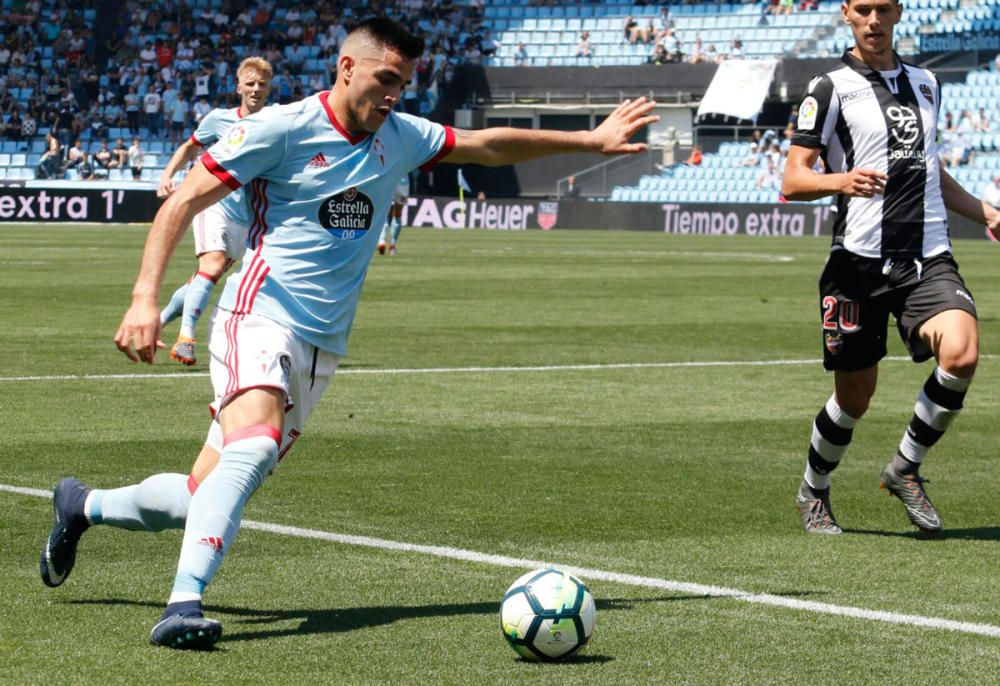 El Celta-Levante, en imágenes