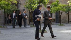 El Govern celebra haver consolidat una "aliança sòlida" amb ERC i els Comuns
