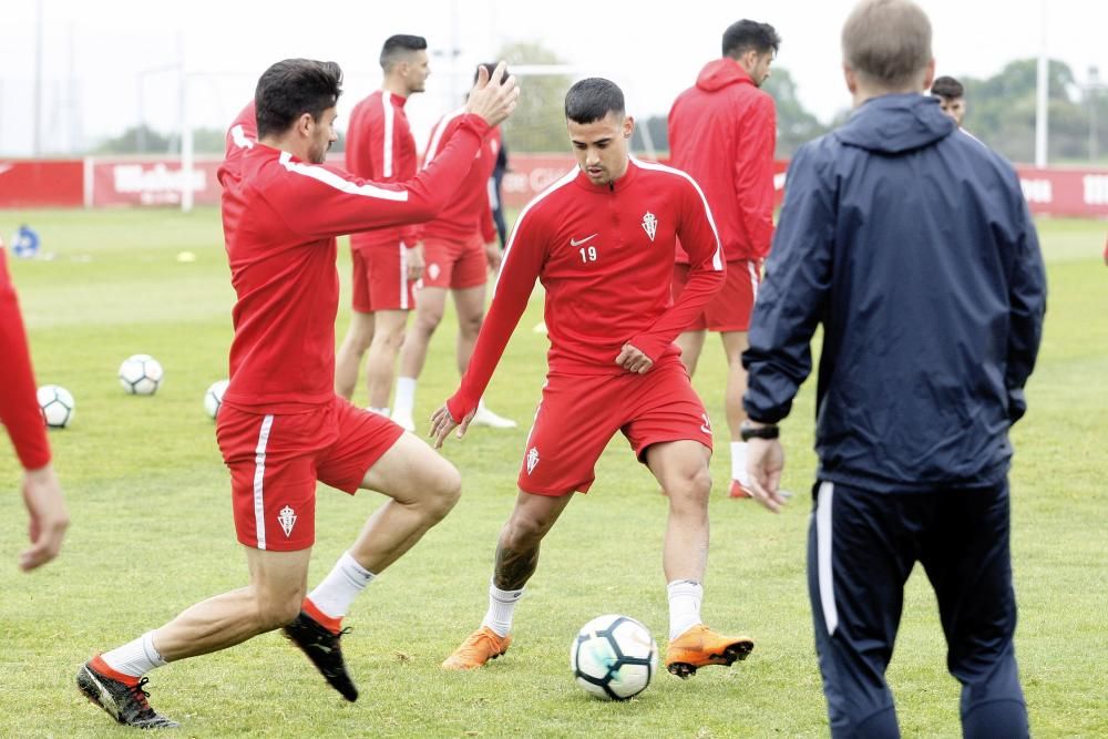 Entrenamiento del Sporting