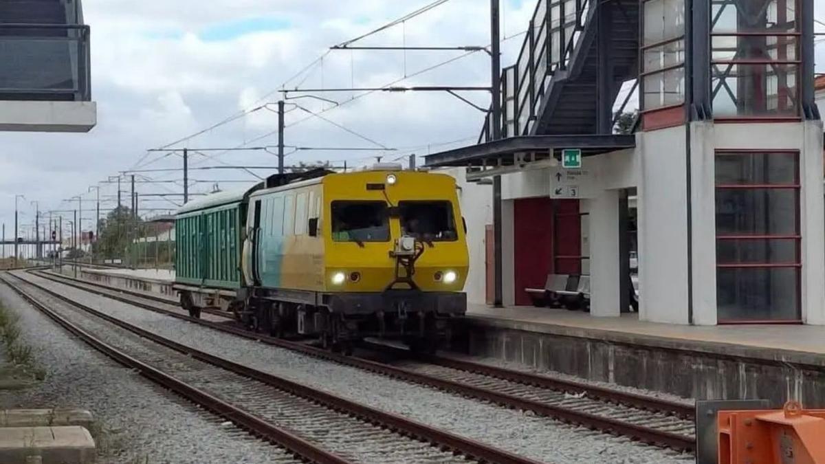 Convoy de Redalsa en pruebas por la nueva línea de Alta Velocidad entre Évora y Elvas. | FdV