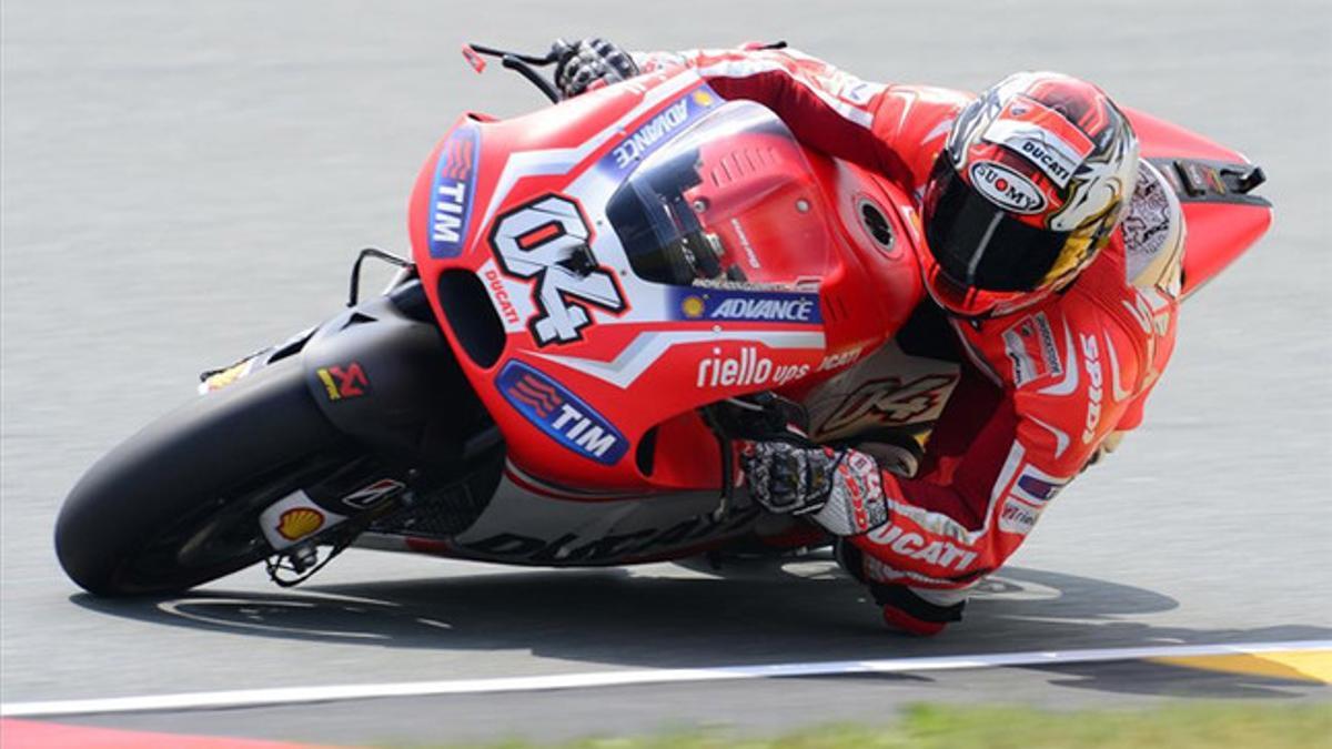 Andrea Dovizioso brilló en los libres