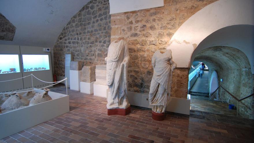 Interior del Museo Arqueológico de Dalt Vila.