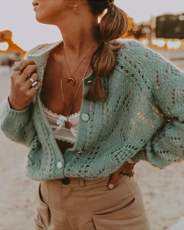 La 'influencer' Sara Escudero con 'bubble ponytail'