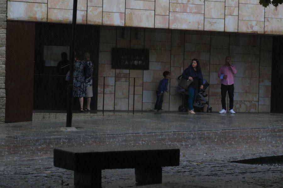 La lluvia vuelve a Zamora