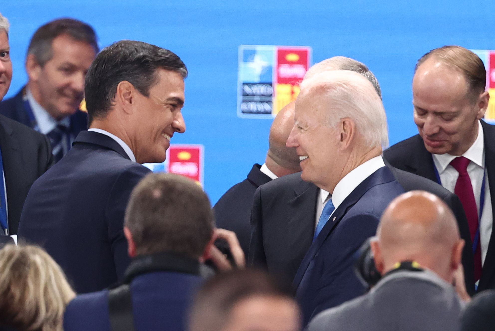 Pedro Sanchez con Joe Biden