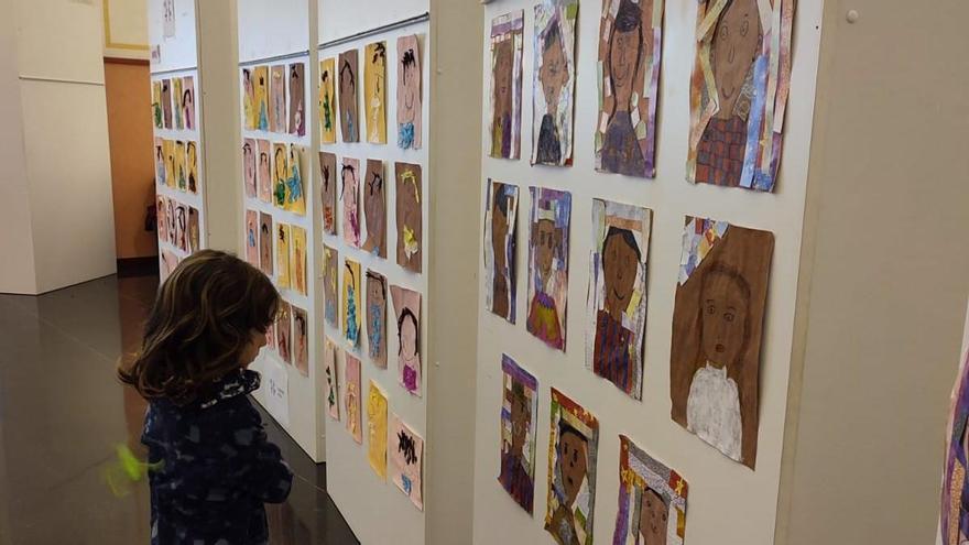 Autorretratos infantiles contra el racismo en Xixona