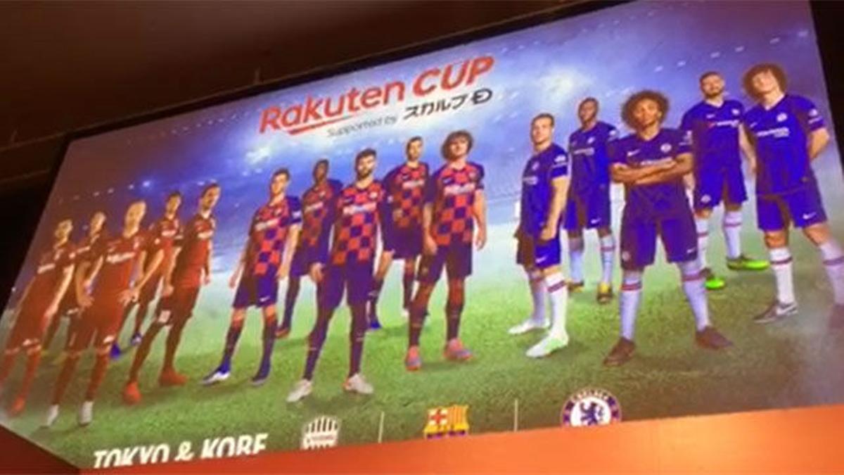 Así ha sido la previa del Barça en el acto de presentación de Rakuten