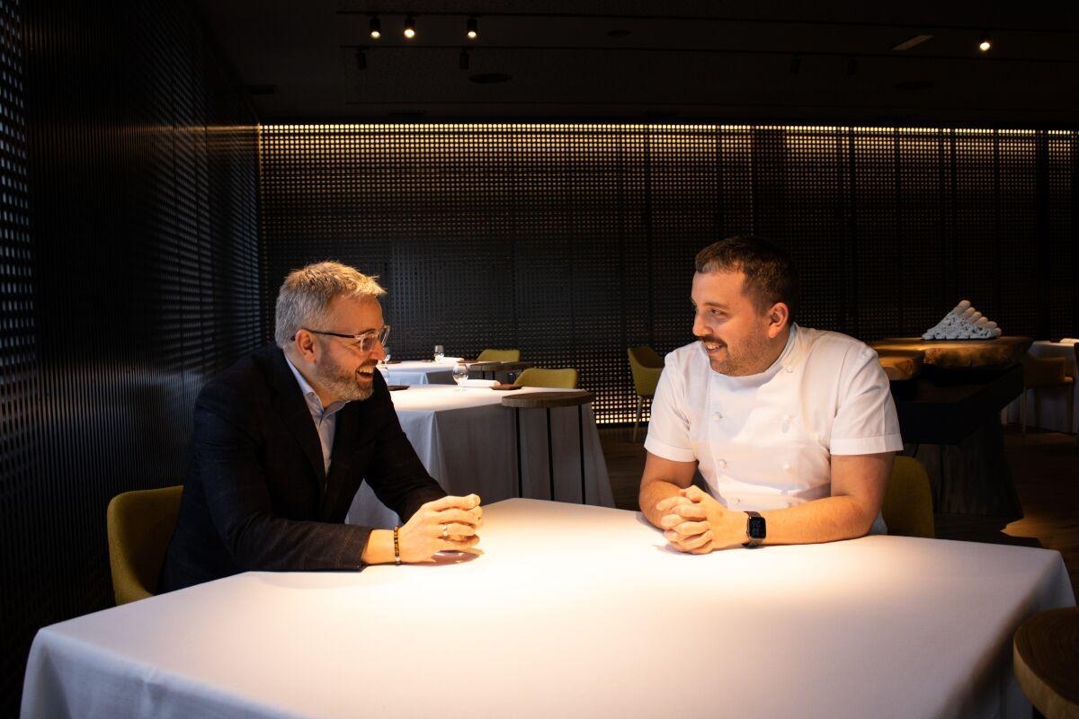 Los hermanos Manolo y Óscar Vidal, responsables del restaurante.
