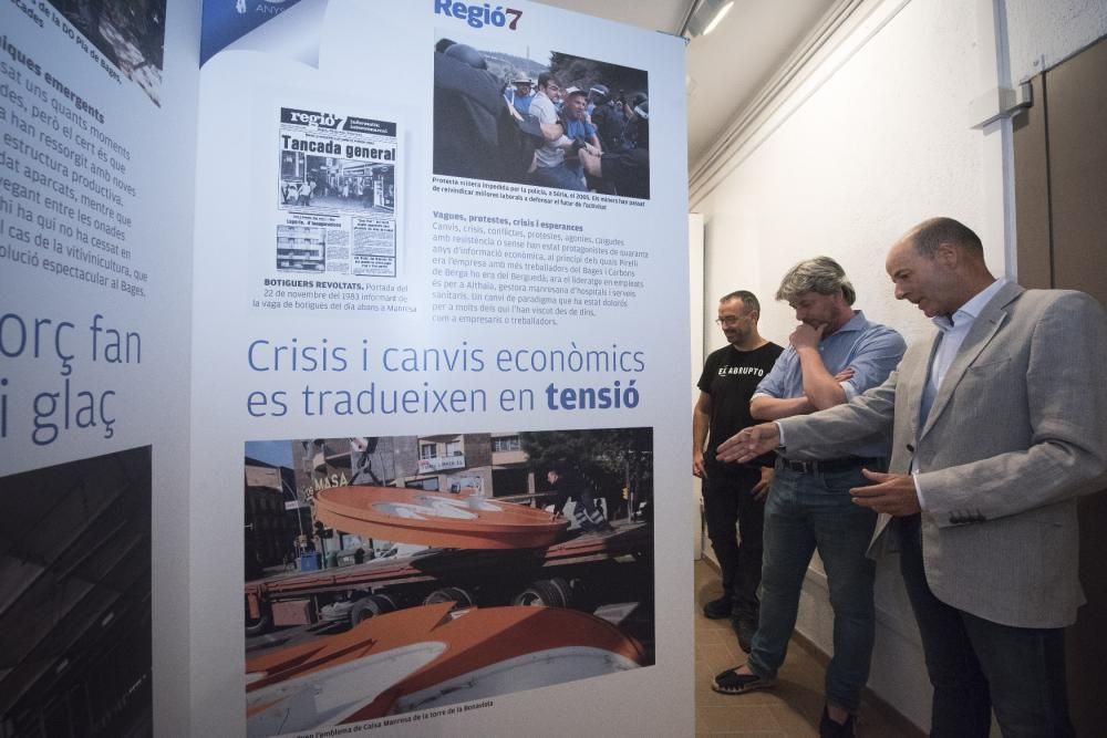 Inauguració de l'Exposició de Regió7 a Moià