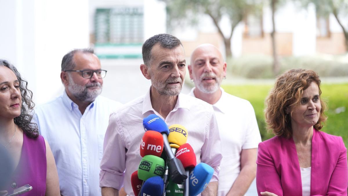 El coordinador federal de IU y candidato de Por Andalucía en las elecciones del 17M, Antonio Maíllo.