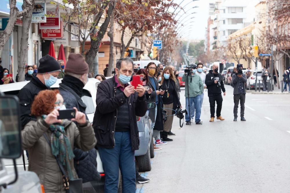 La caravana ha salido las 11 horas del ''parking'' del Pare Josep Manxarell de es Gorg, en Vila