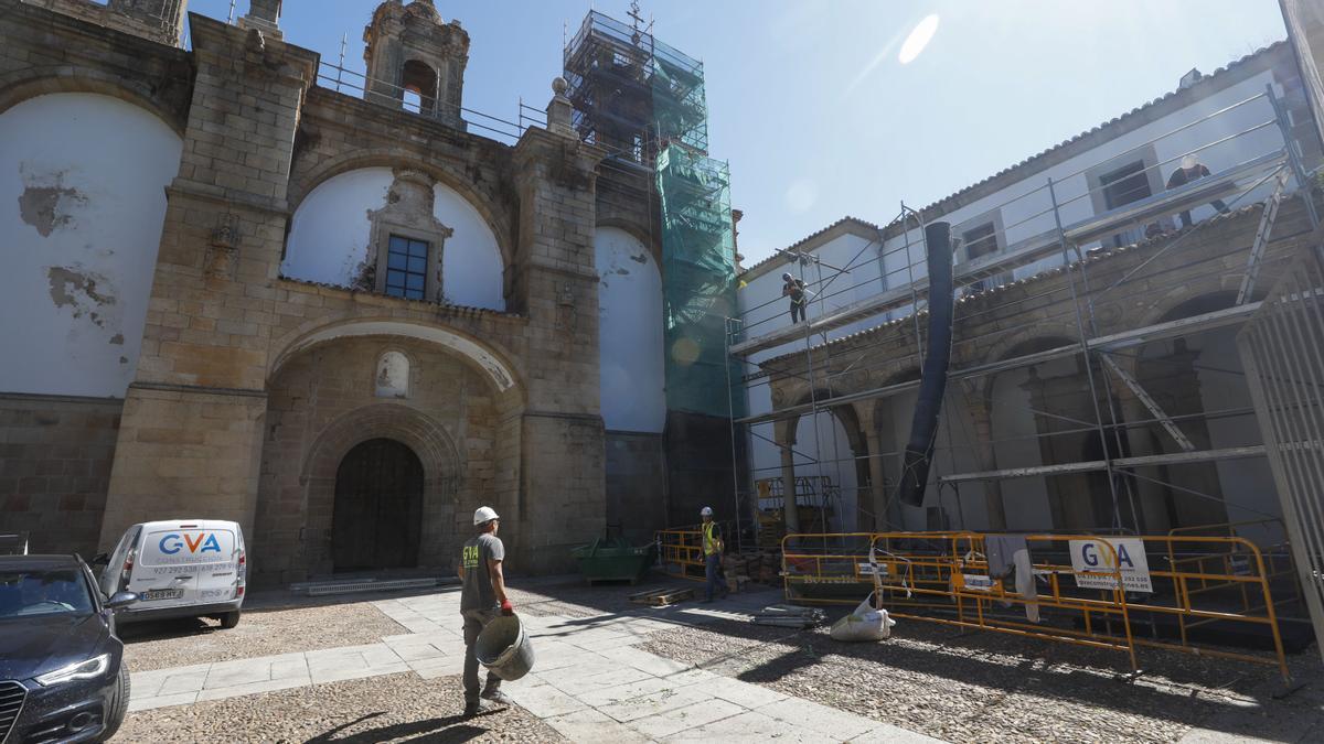 Obras en el Complejo Cultural San Francisco.