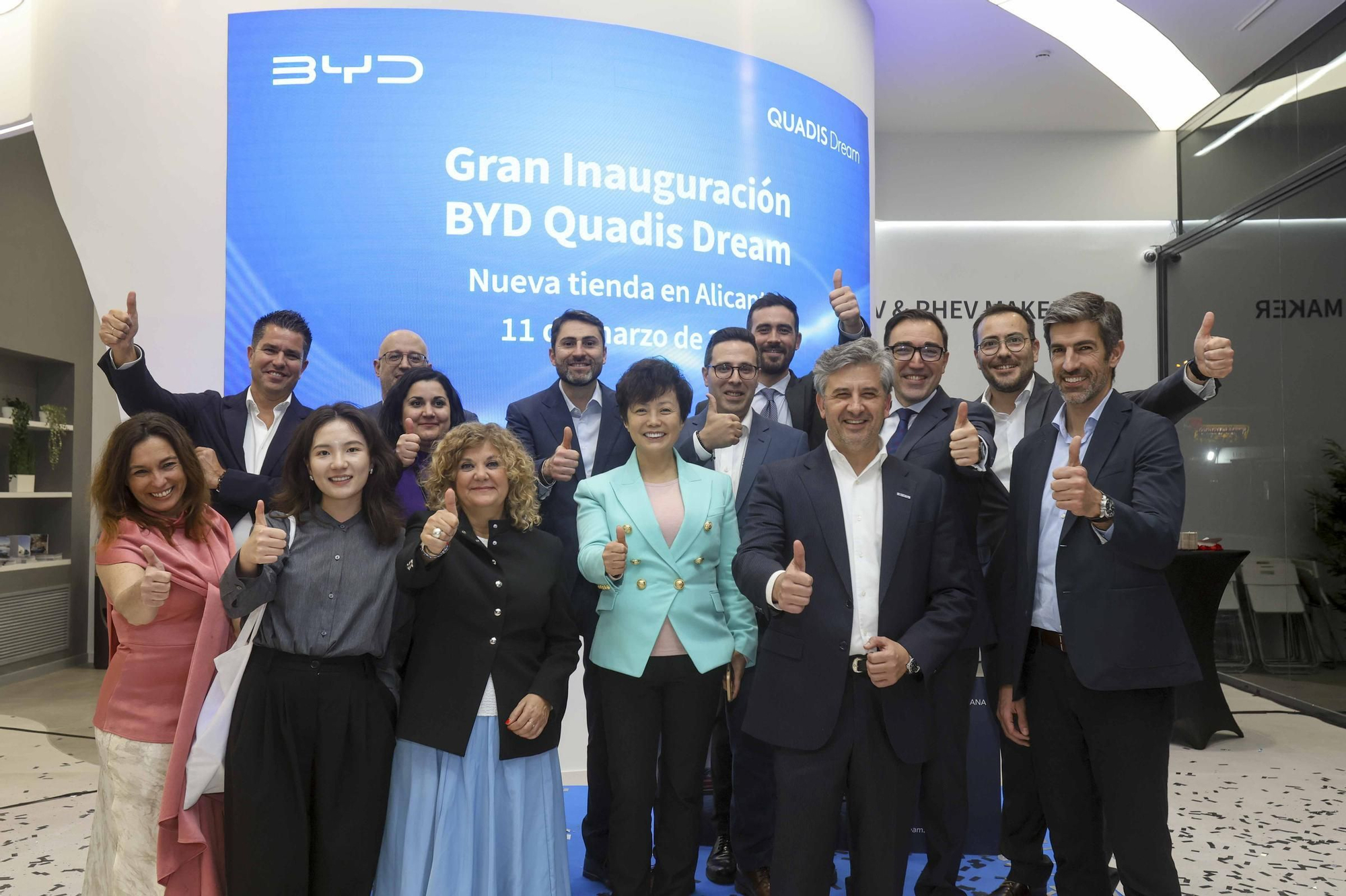 QUADIS Dream inaugura el primer centro BYD en Alicante.