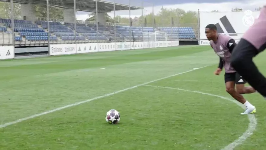 El Real Madrid prepara el partido ante el Bayern con la ausencia de Mbappé