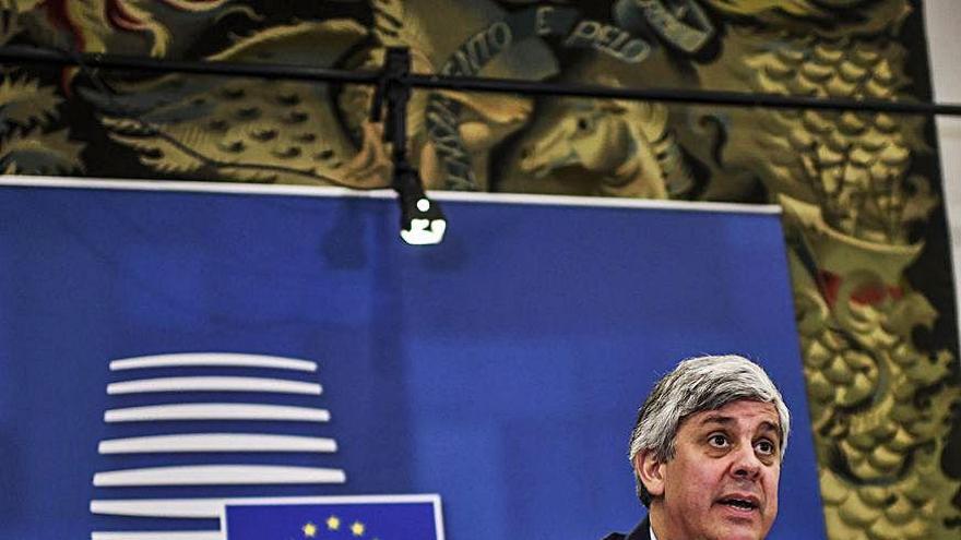 El president de l&#039;Eurogrup, Mário Centeno