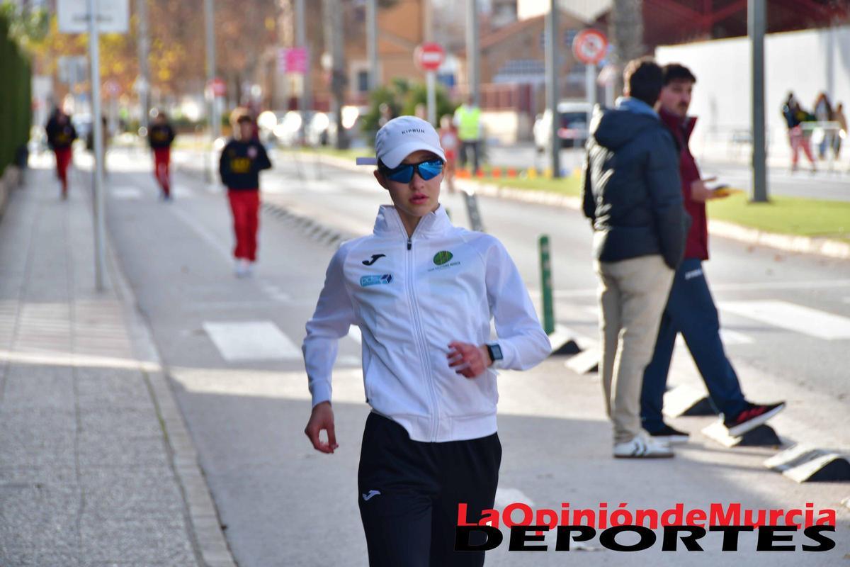 Carrera regional de marcha en Jumilla.