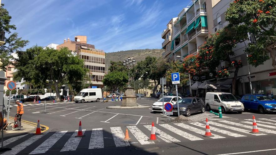 La nueva plaza del Orche: de un lugar para coches a una zona para peatones