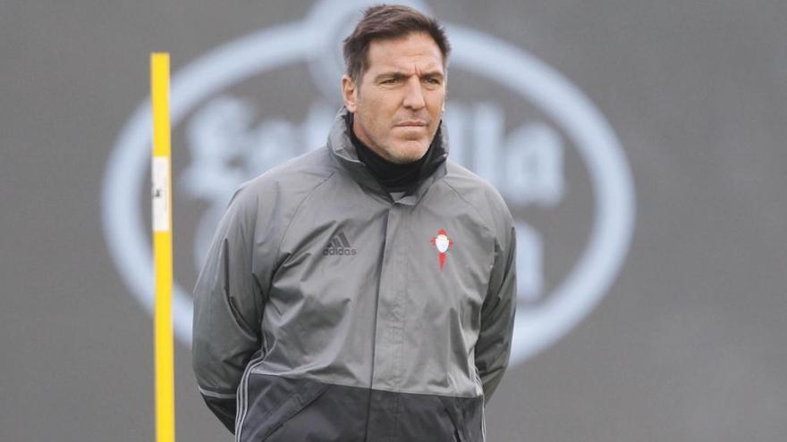 Eduardo Berizzo en A Madroa. // Ricardo Grobas