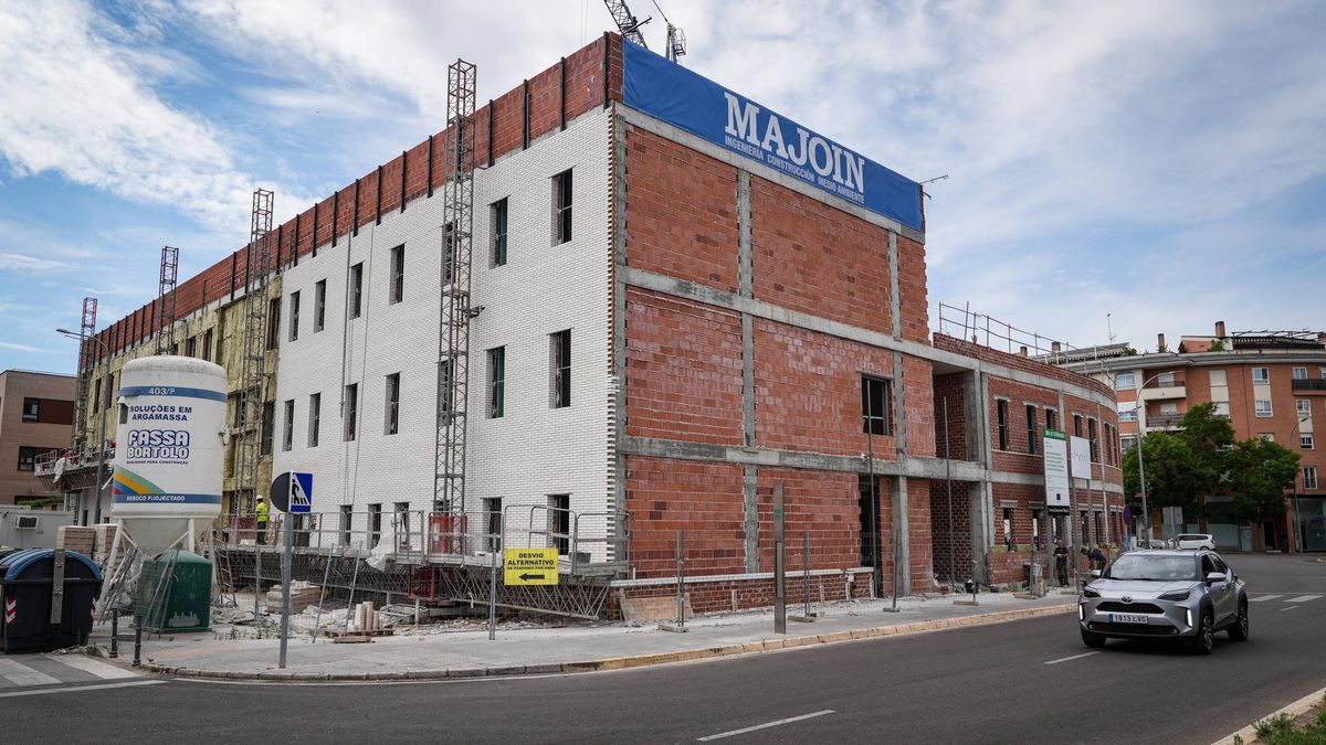 Obras de la nueva residencia para personas con autismo, en Huerta Rosales.