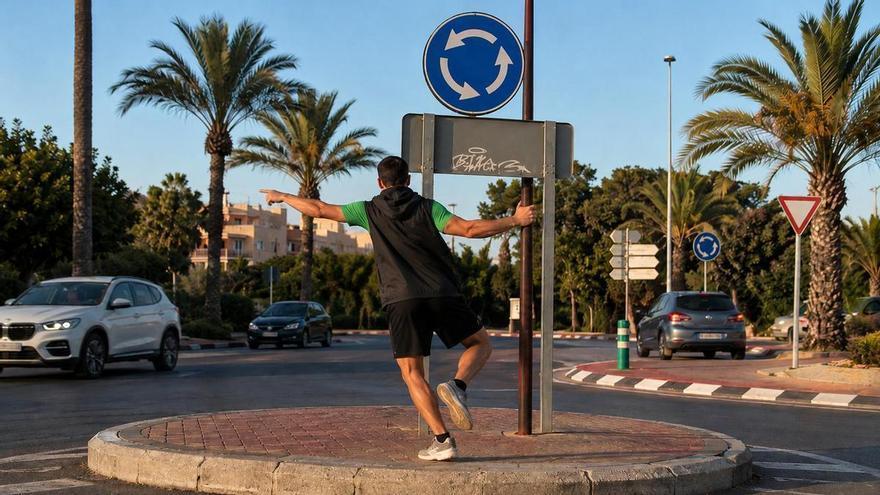 El Michael Jackson de las rotondas de Elche: el pe