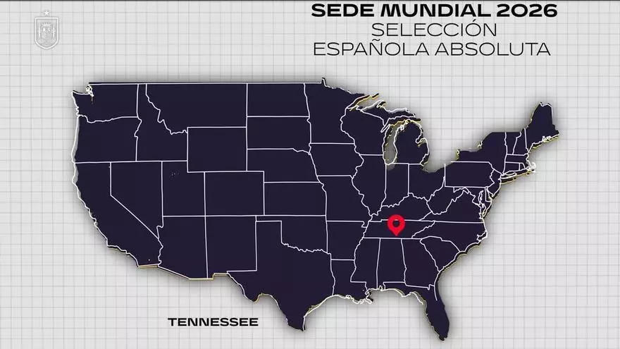 Chattanooga, en el Estado de Tennessee, sede de la Selección para la primera fase del Mundial