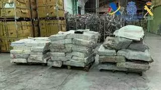 Cae en València el cabecilla de dos envíos con 2.567 kilos de cocaína oculta en carbón vegetal