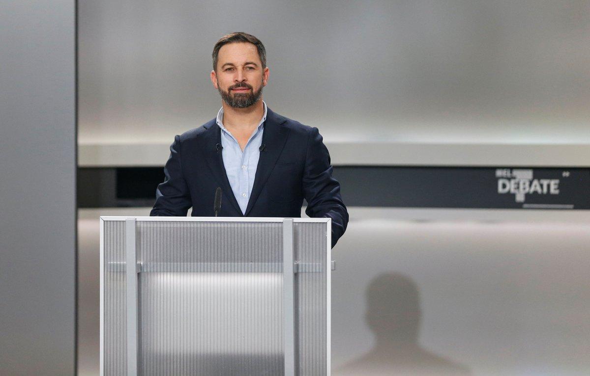 Leader of VOX party, SantiagoÃAbascal is seen before a televised debate ahead of general elections in Madrid, Spain, November 4, 2019. REUTERS/Susana Vera