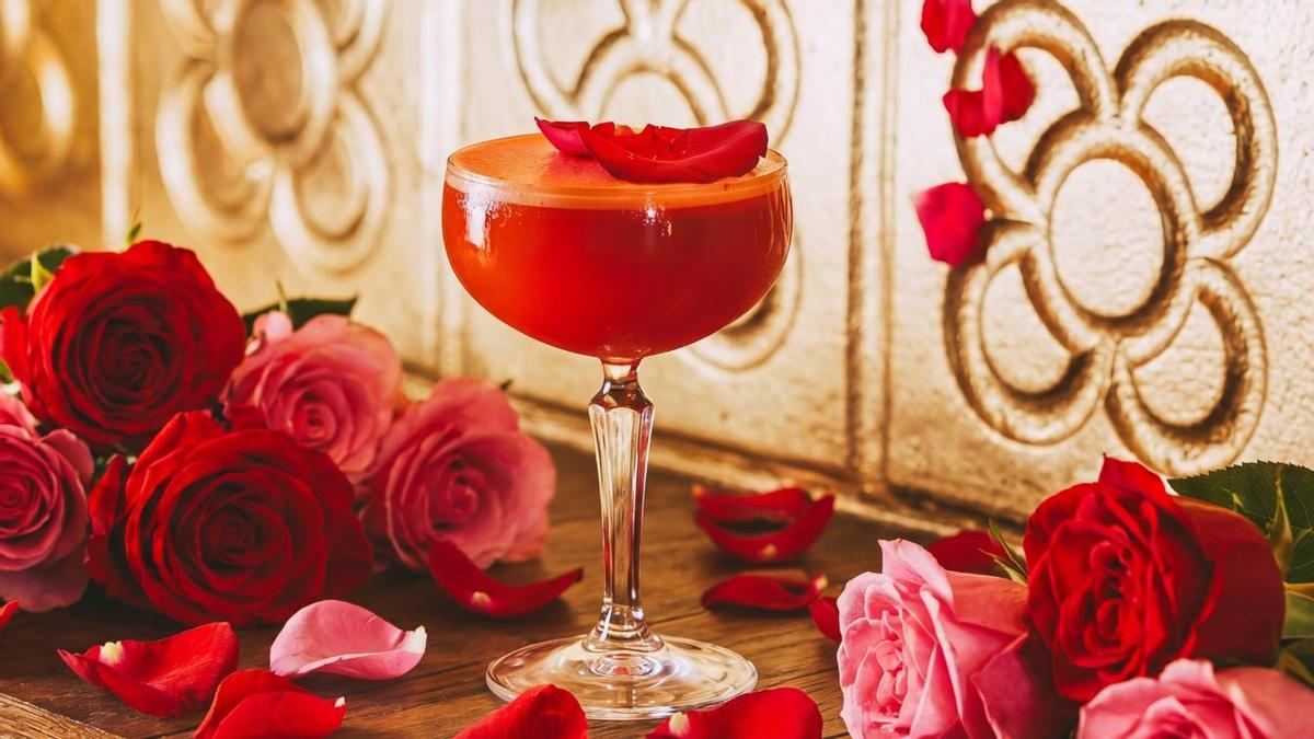 El cóctel Rosa Sant Jordi del restaurante Shôko.