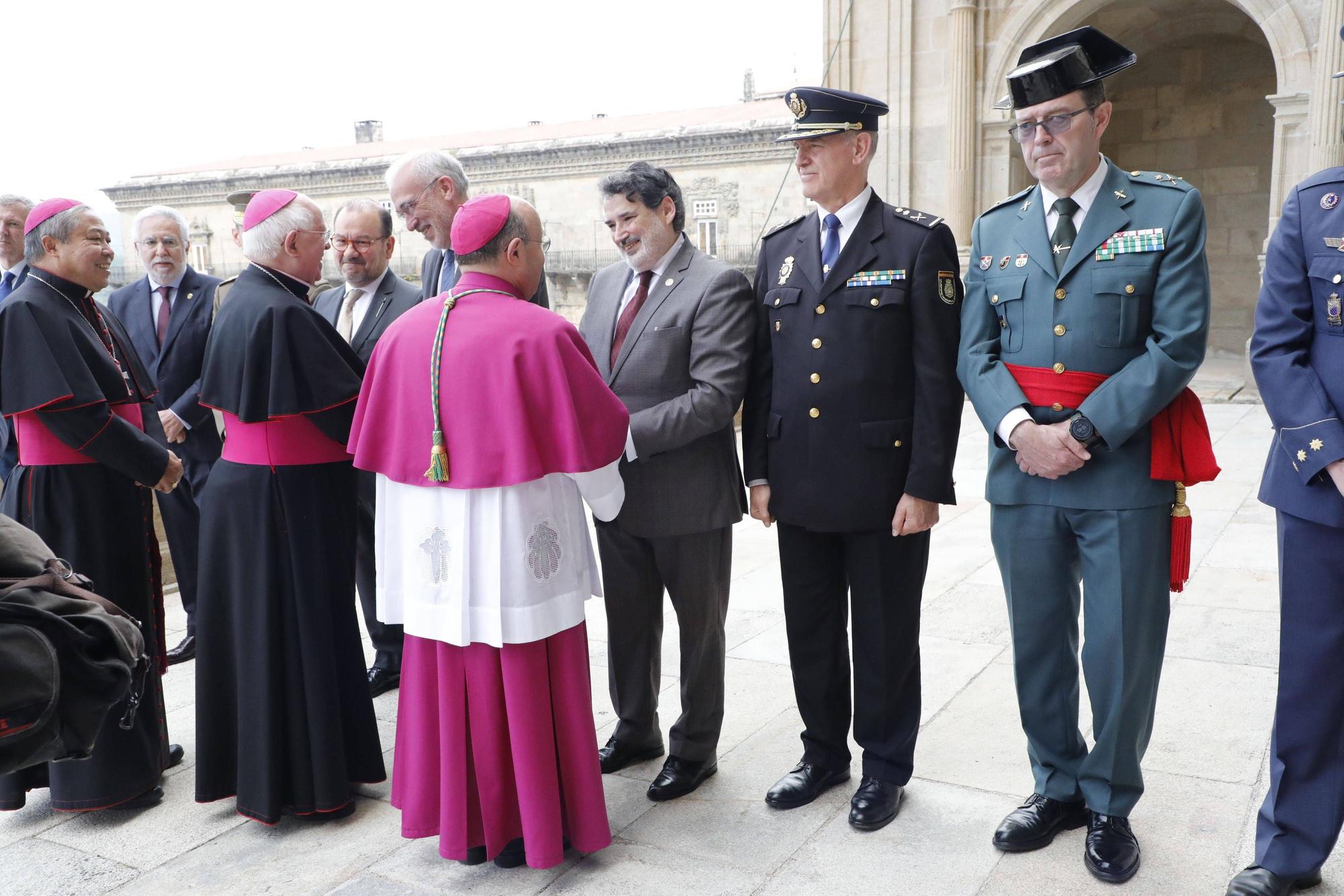 Ceremonia de toma de posesión del nuevo arzobispo de Santiago, monseñor Prieto