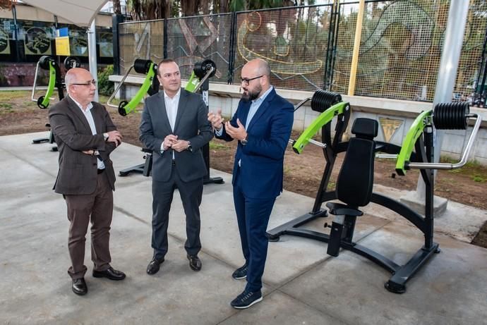 El Parque Romano estrena un gimnasio al aire libre